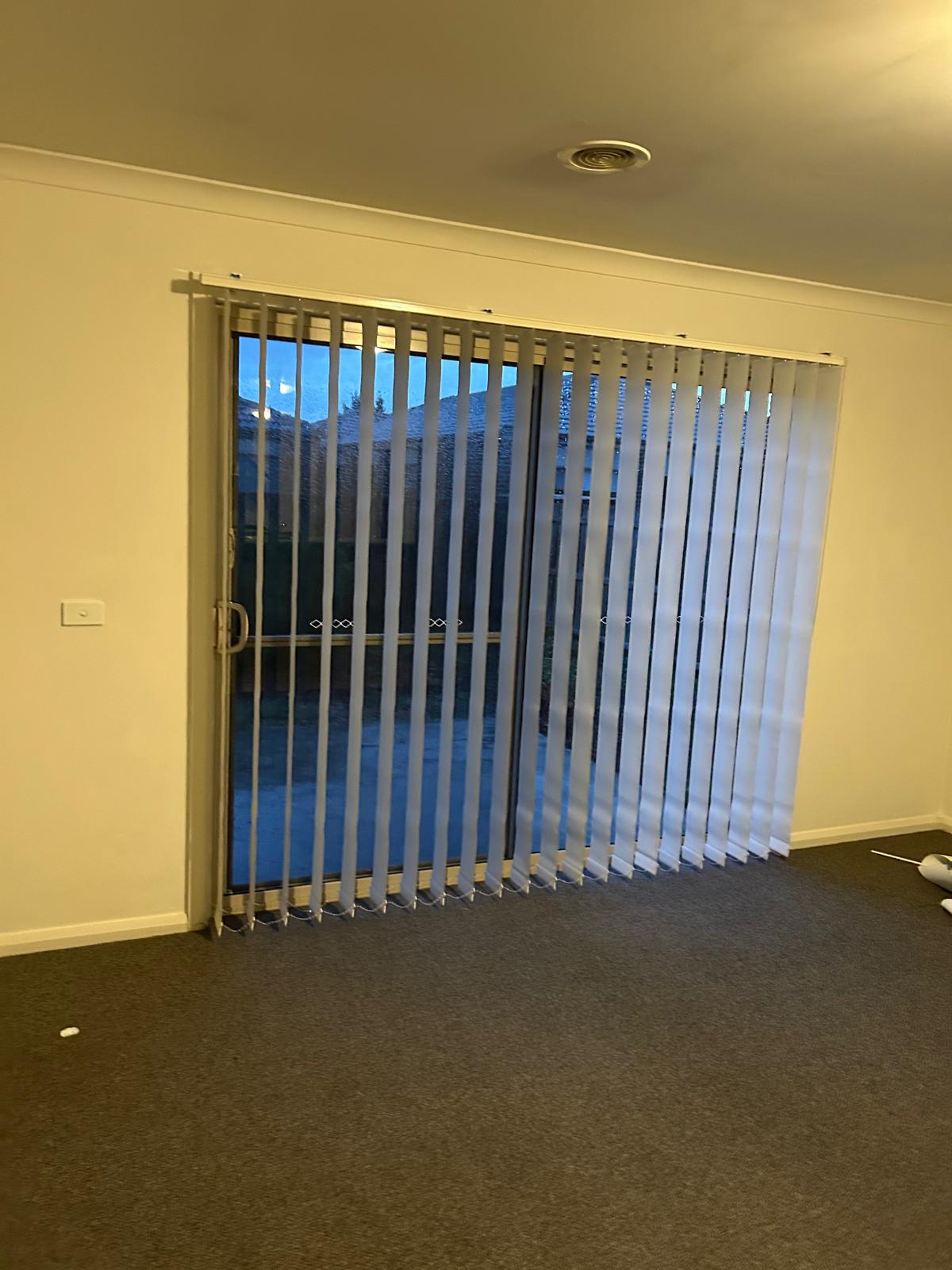 Vertical Blinds across a wide door